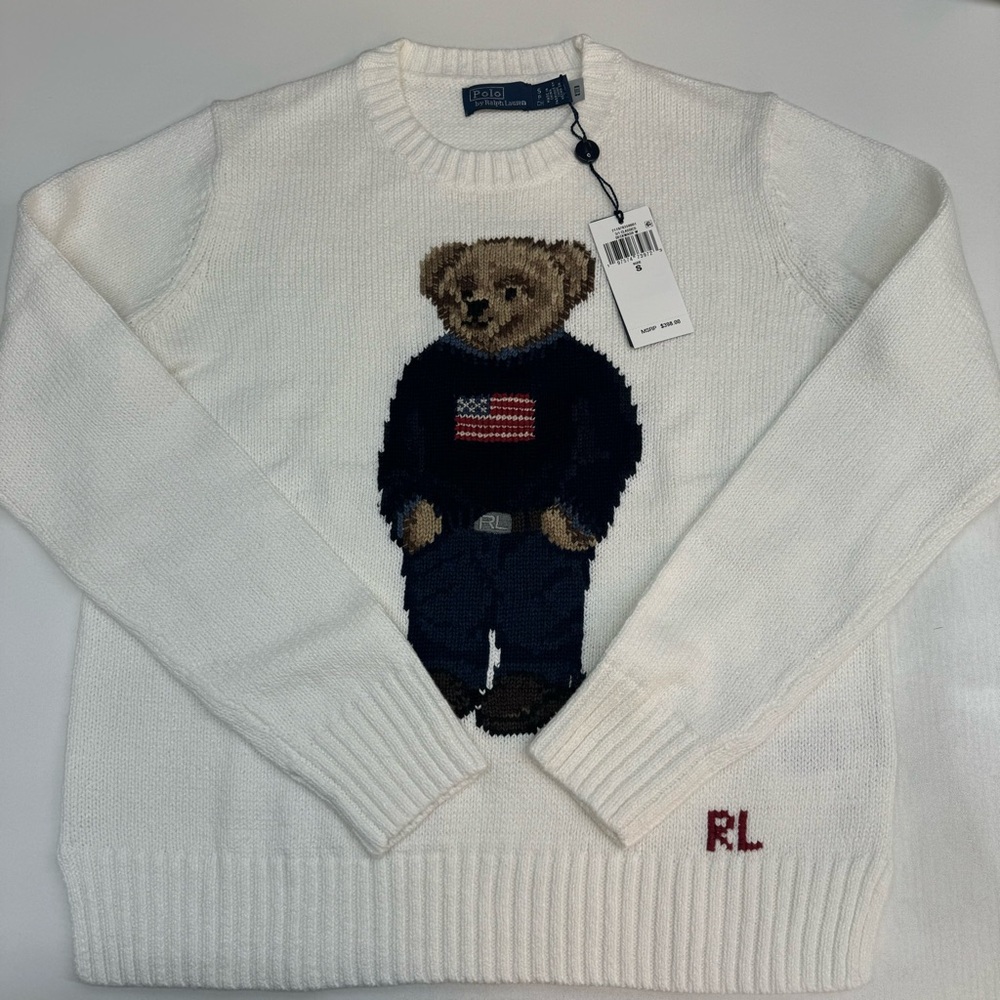 Brand new Iconic Polo bear sweater by Polo Ralph Lauren